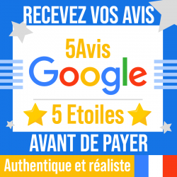 PACK PRO : 5 AVIS GOOGLE 5 ÉTOILES 🌟🔒 PAYEZ APRES ACTIVATION 🔒🌟