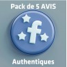 PACK PRO : 5 AVIS FACEBOOK AUTHENTIQUES 🔒🌟